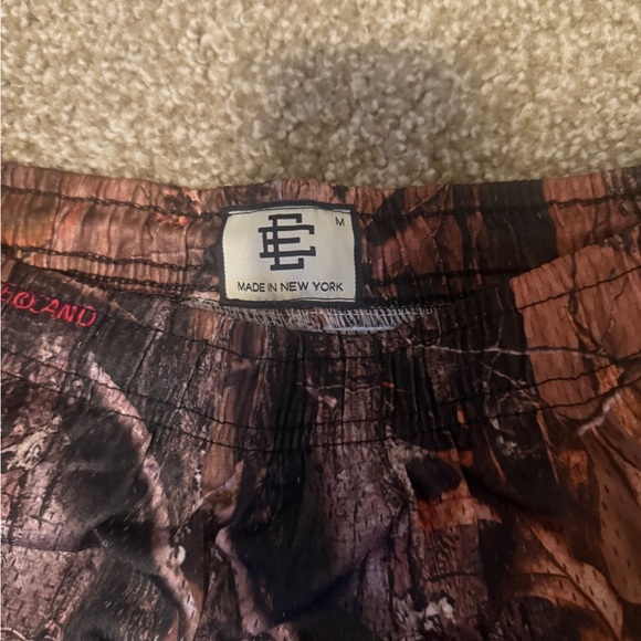 Eric Emmanuel Camo Shorts Pink Logo - Picture 3 of 3